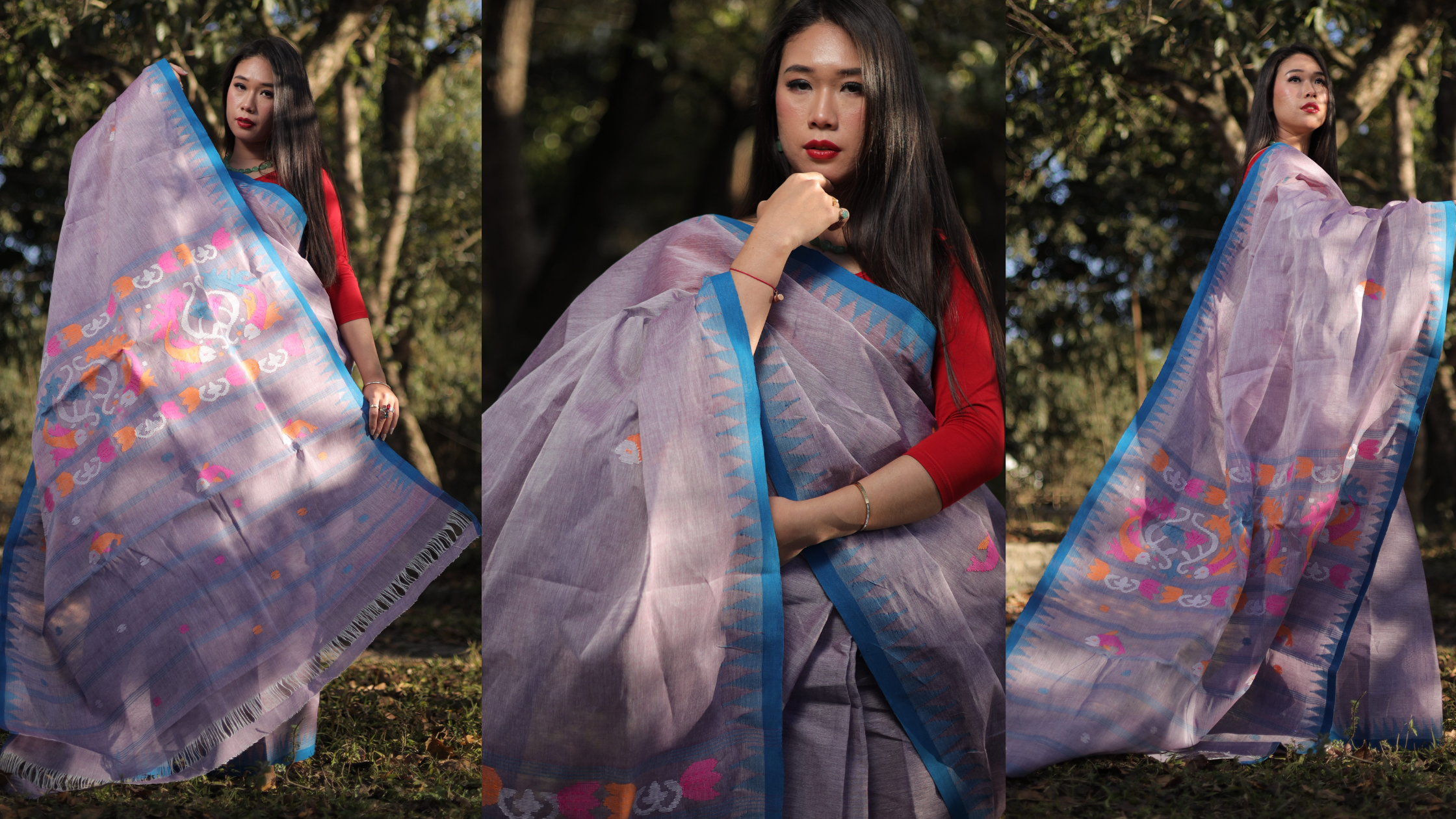 Elegant Manipuri Handloom Sarees for Corporate Events and Celebrations | WeaveRootsByMedhabati