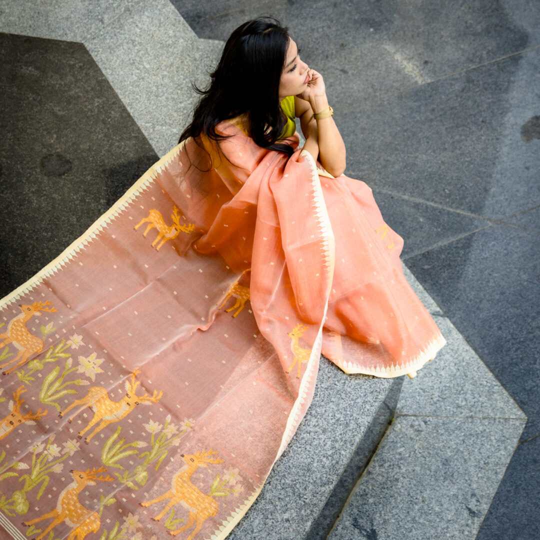 Marigold Earth – Moirangphee Handloom Saree